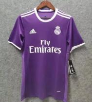 Retro Real Madrid Away  1:1 Quality Soccer Jersey    2016-2017