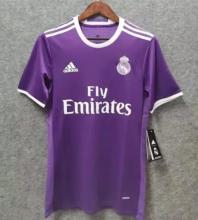 Retro Real Madrid Away  1:1 Quality Soccer Jersey    2016-2017