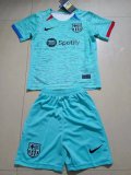 Barcelona Third  Away kids  23-24
