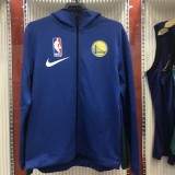 NBA warriors warm-up training appearance hooded zipper jacket  with chip  1:1