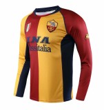 Retro Roma home Long sleeve 1:1 Quality Soccer Jersey  2000-2001