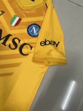 Napoli  Napoli goalkeeper Yellow  Fans 1:1 Quality Soccer Jersey   23-24