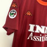 Retro Roma Home 1:1 Quality Soccer Jersey  2000-2001