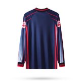 Retro Iron Maiden West Ham Home  Long Sleeve 1:1 Quality Soccer Jersey  1998