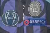 Retro Real Madrid away Black Sleeve  1:1 Quality Soccer Jersey    2016-2017