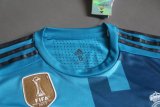 Retro Real Madrid Third Long Sleeve  Player  1:1 Quality Soccer Jersey  2017-2018