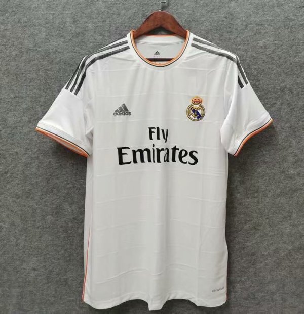 Retro  Real Madrid Home 1:1 Quality Soccer Jersey  2013-2014