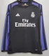Retro Real Madrid away Black Sleeve  1:1 Quality Soccer Jersey    2016-2017