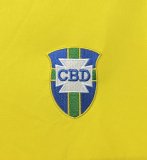 Retro Brazil  Home Fans    1:1 Quality Soccer Jersey  1970