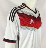 Retro Germany Home Fans  4 Star 1:1 Quality Soccer Jersey  2014
