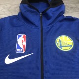 NBA warriors warm-up training appearance hooded zipper jacket  with chip  1:1
