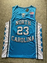 University of North Carolina # 23 wathet University Jersey