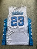 NBA North Carolina #23 white shirt