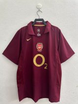 Retro Arsenal Home 1:1 Quality Soccer Jersey   2005-2006
