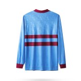 Retro West Ham Away Long Sleeve    1:1 Quality Soccer Jersey  1995-1997