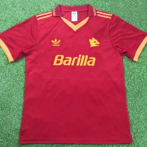 Retro Roma Home 1:1 Quality Soccer Jersey  1992-1994
