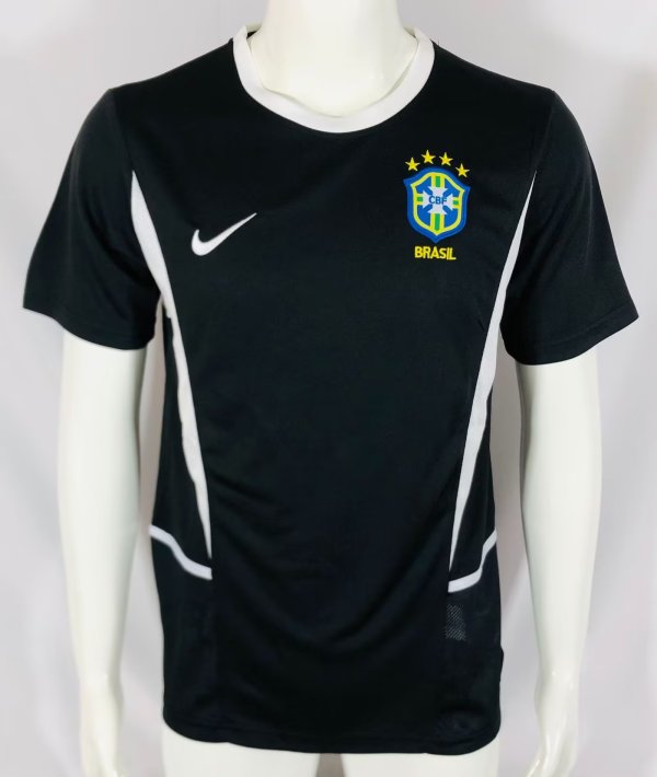Retro Brazil goalkeeper  Fans    1:1 Quality Soccer Jersey  2002