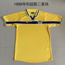 Retro Leeds United 2rd away 1:1 Quality Soccer Jersey  1999