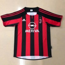 AC Milan home  Fans 1:1 Quality Soccer Jersey    2003-2004