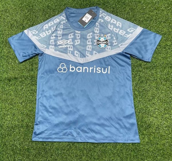 Gremio Training clothing  light blue Fans 1:1 Quality Soccer Jersey   23-24