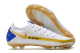 耐克 Phantom GT白蓝色防水全针织原装底FG足球鞋Nike Phantom GT Elite FG39-45