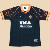 Retro Roma Away 1:1 Quality Soccer Jersey  1999-2000