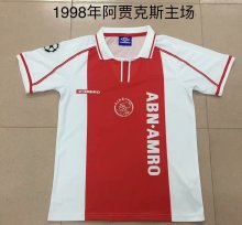 Retro Ajax Home 1:1 Quality Soccer Jersey  1998