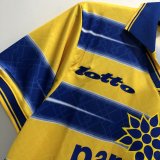 Retro  Parma Home Yellow 1:1 Quality Soccer Jersey  1998-1999