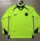 Retro Barcelona Away Long Sleeve 1:1 Quality Soccer Jersey   2005-2006