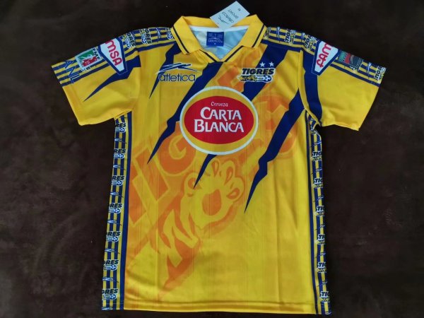 Retro  Tiger Home 1:1 Quality Soccer Jersey 1997-1998