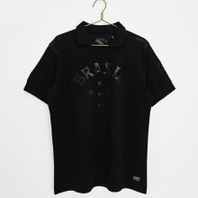Retro Brazil  Black  1:1 Quality Soccer Jersey   2013-2014