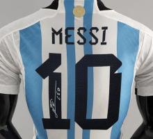 Argentina Home MESSI#10   Player  3 Stars  1:1 Quality Soccer Jersey   2022