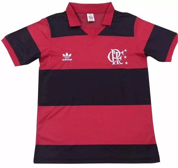 Retro Flamengo Home  1:1 Quality Soccer Jersey  1982