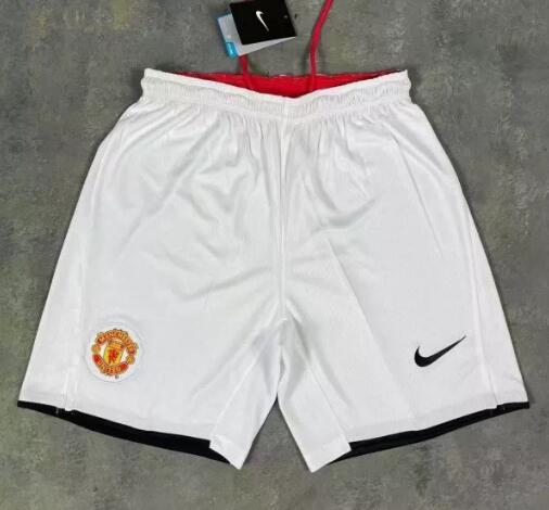 Retro Manchester United Away short  1:1 Quality Soccer Jersey   2007-2008