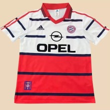 Retro Bayern Munich Away  1:1 Quality Soccer Jersey   1998-2000
