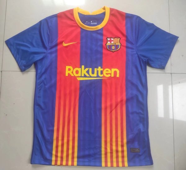 Barcelona Away 3RD  Fans   1:1 Quality Soccer Jersey    2020-2021