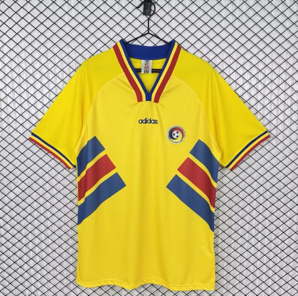 Retro Romania Home  1:1 Quality Soccer Jersey  1994