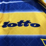 Retro  Parma Home Yellow 1:1 Quality Soccer Jersey  1998-1999