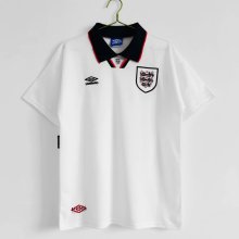 Retro England Home 1:1 Quality Soccer Jersey  1994-1995