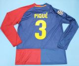 Retro Barcelona Home Champions League Long sleeve  2008-2009