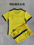 Maccabi Tel Aviv Home  kids   1:1 Quality Soccer Jersey   23-24