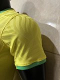 Brazil  Home Player 1:1 Quality Soccer Jersey  23-24