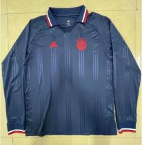 Retro Bayern Munich Long Sleeve  1:1 Quality Soccer Jersey
