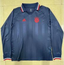 Retro Bayern Munich Long Sleeve  1:1 Quality Soccer Jersey