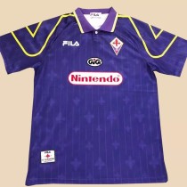 Retro Fiorentina Home Fans 1:1 Quality Soccer Jersey  1997-1998