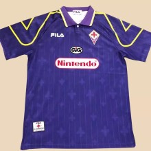 Retro Fiorentina Home Fans 1:1 Quality Soccer Jersey  1997-1998