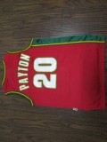 NBA Retro supersonic 20 Gary Payton green red edge
