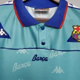Retro Barcelona Away  1:1 Quality Soccer Jersey    1992-1995