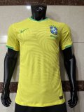 Brazil  Home Player 1:1 Quality Soccer Jersey  23-24