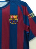 Retro Barcelona Home  Champions League 1：1 (带小英文) 2005-2006